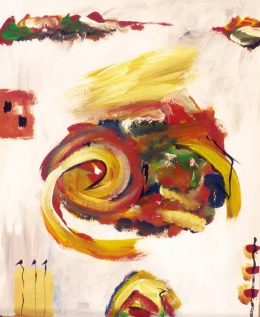 Original Abstract Expressionism Abstract Paintings by Concha Flores Vay