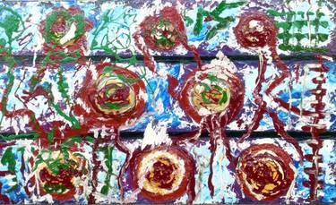 Original Abstract Expressionism Abstract Paintings by Concha Flores Vay