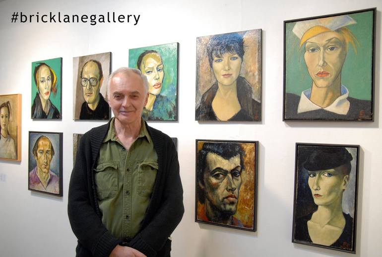 Original Expressionism Women Painting by Jemal Gugunava