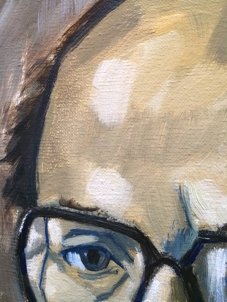 Original Expressionism People Painting by Jemal Gugunava