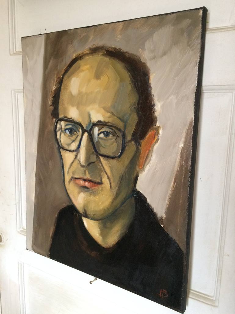 Original Expressionism People Painting by Jemal Gugunava