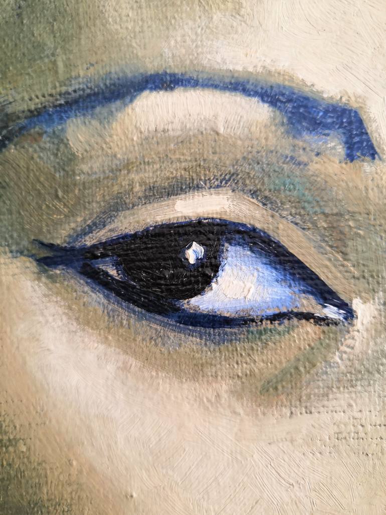 Original Expressionism People Painting by Jemal Gugunava