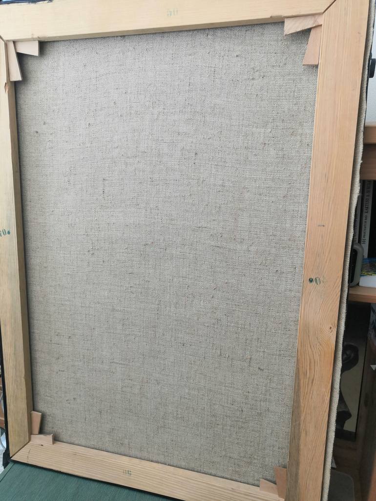 Original Expressionism People Painting by Jemal Gugunava