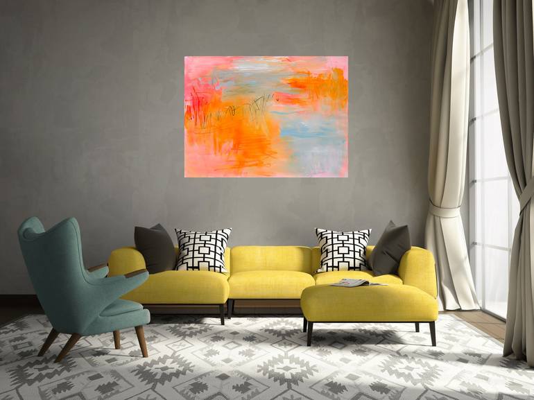 Original Abstract Landscape Painting by Trixie Pitts