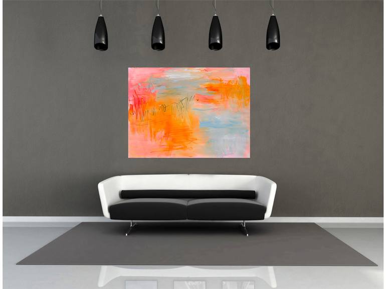 Original Abstract Landscape Painting by Trixie Pitts