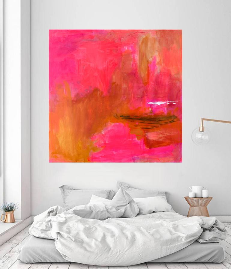 Original Abstract Expressionism Abstract Painting by Trixie Pitts