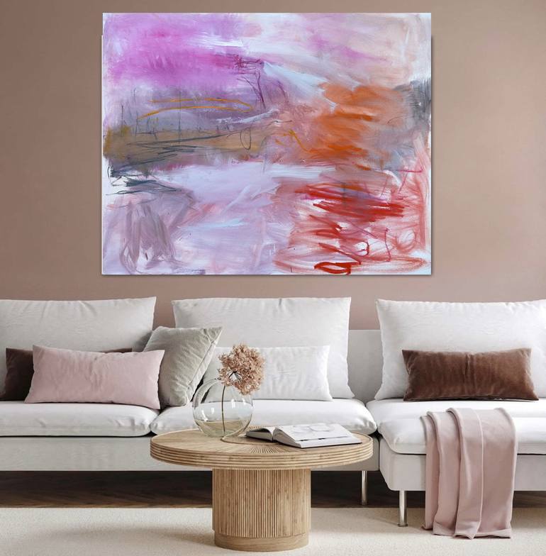 Original Abstract Expressionism Landscape Painting by Trixie Pitts