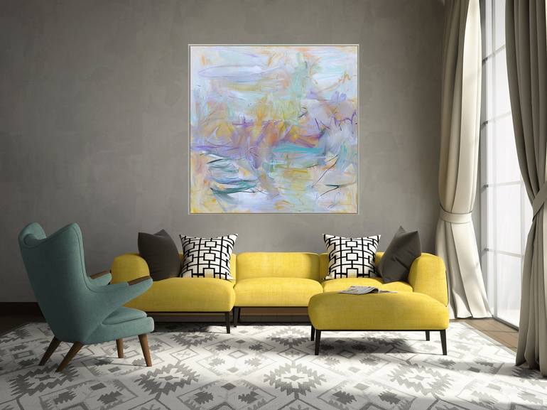 Original Abstract Expressionism Abstract Painting by Trixie Pitts