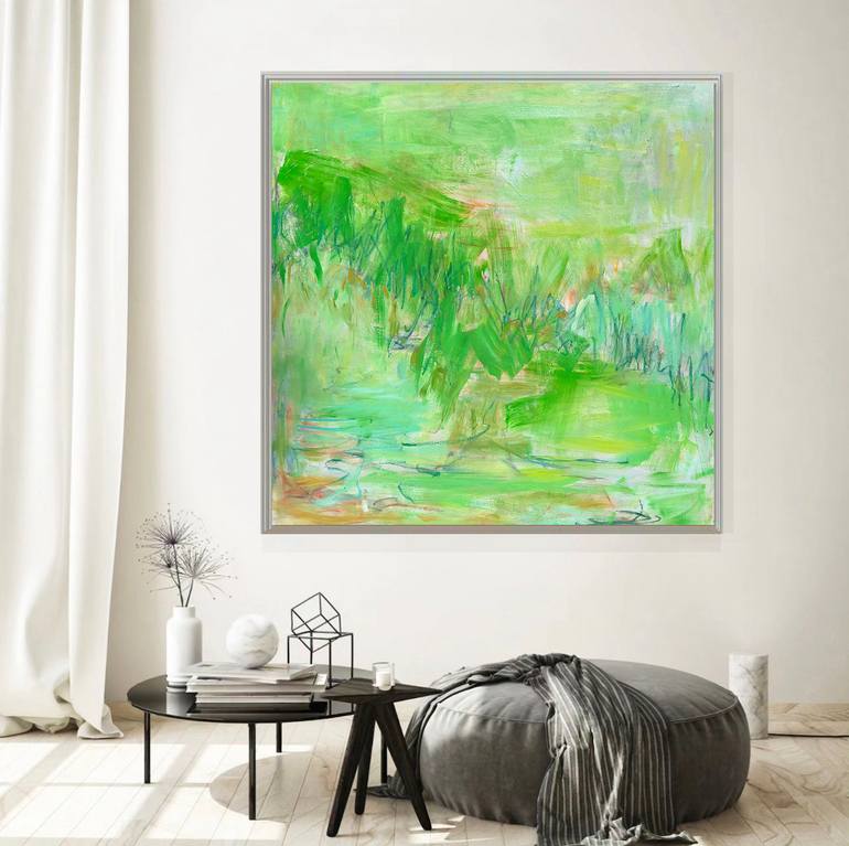 Original Abstract Expressionism Abstract Painting by Trixie Pitts