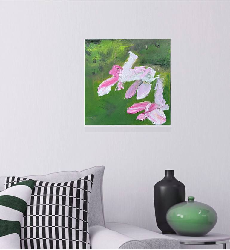 Original Abstract Botanic Painting by Trixie Pitts