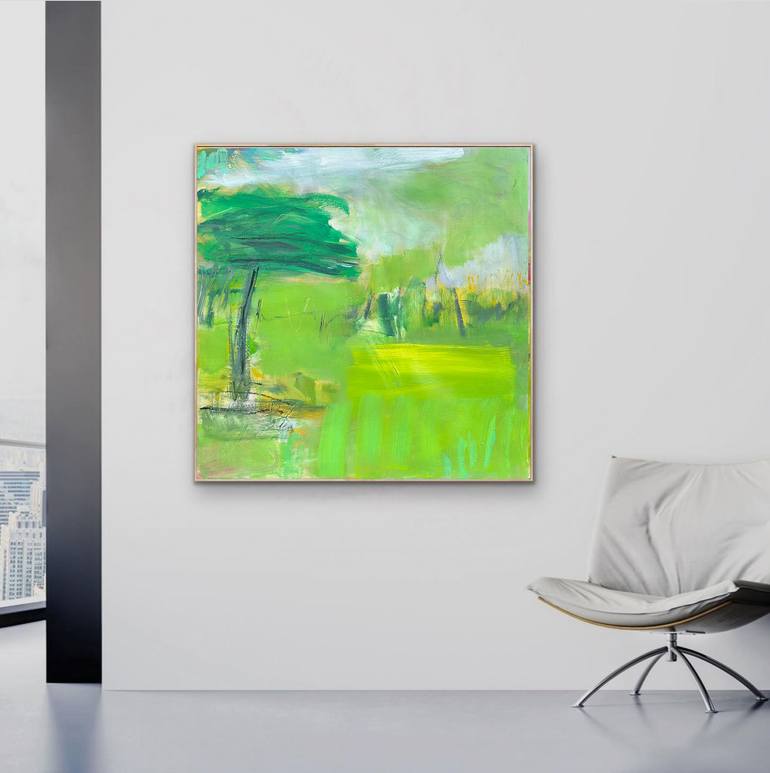Original Abstract Landscape Painting by Trixie Pitts