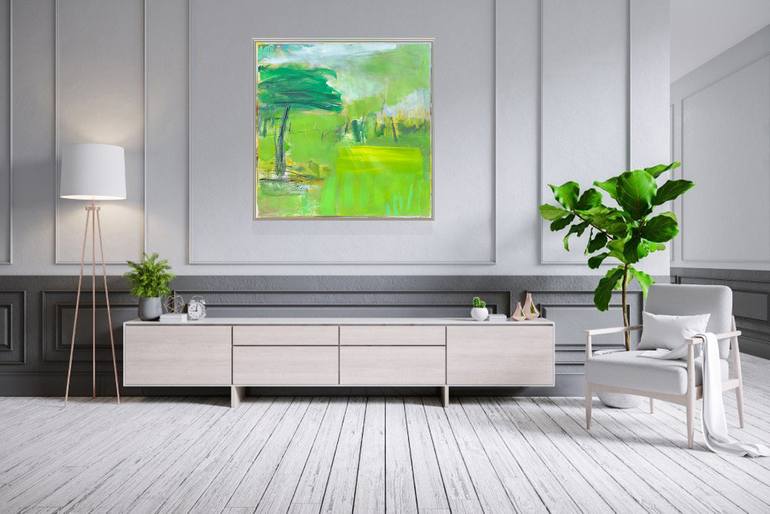 Original Abstract Landscape Painting by Trixie Pitts