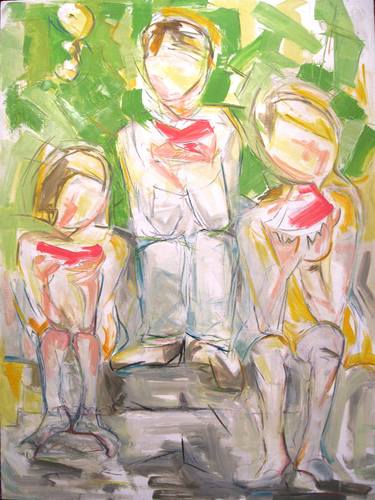 Print of Abstract Children Paintings by Trixie Pitts