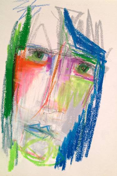 Original Expressionism Women Drawings by Trixie Pitts