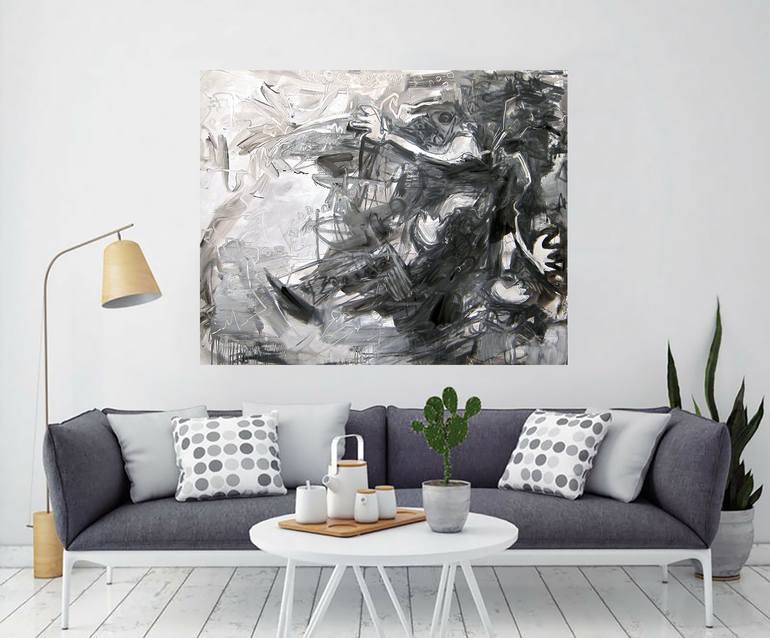 Original Abstract Expressionism Abstract Painting by Trixie Pitts