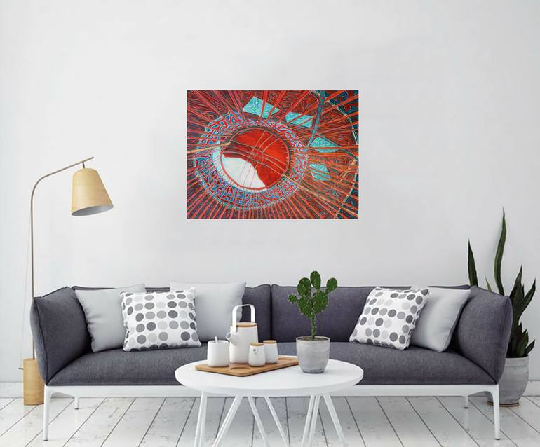 Original Fine Art Interiors Painting by Trixie Pitts