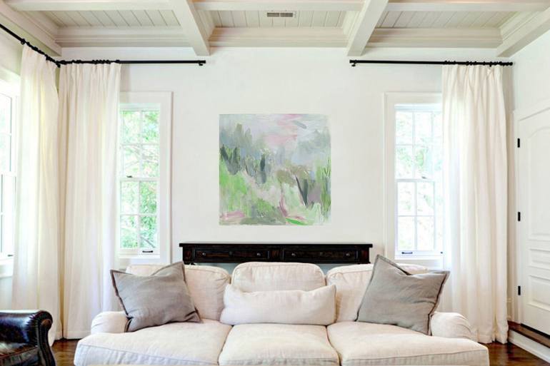 Original Abstract Expressionism Landscape Painting by Trixie Pitts