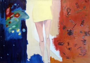 Original Abstract Expressionism Women Paintings by Coenca Rami
