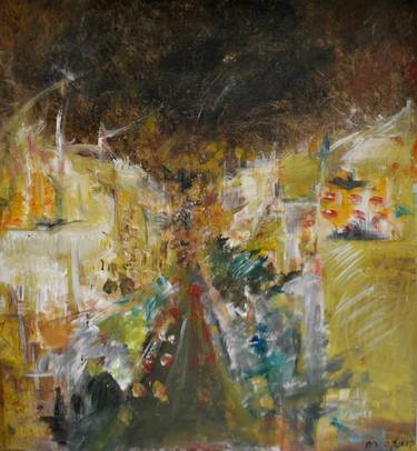 Original Abstract Expressionism Abstract Paintings by Coenca Rami