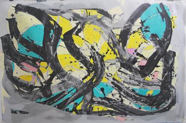 Print of Abstract Expressionism Abstract Paintings by Coenca Rami