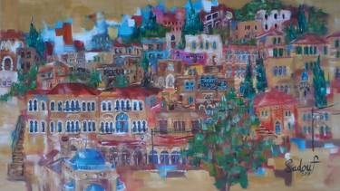 Original Expressionism Places Paintings by Sadouf Salem