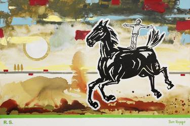 Print of Abstract Expressionism Horse Paintings by Ralf Schmidt