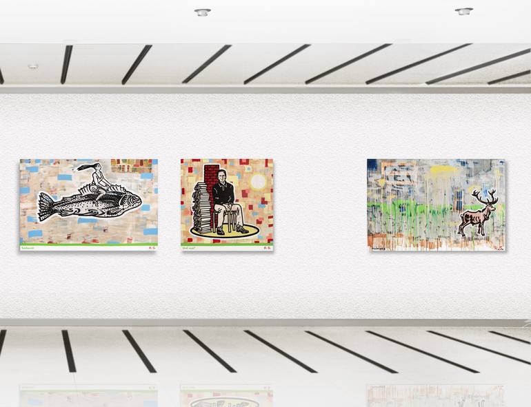 Original Conceptual Nature Painting by Ralf Schmidt