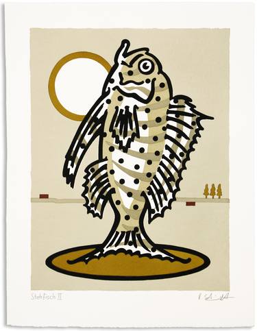 Original Conceptual Fish Drawings by Ralf Schmidt