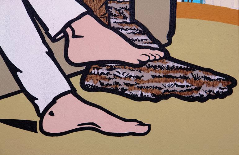 Original Conceptual People Painting by Ralf Schmidt