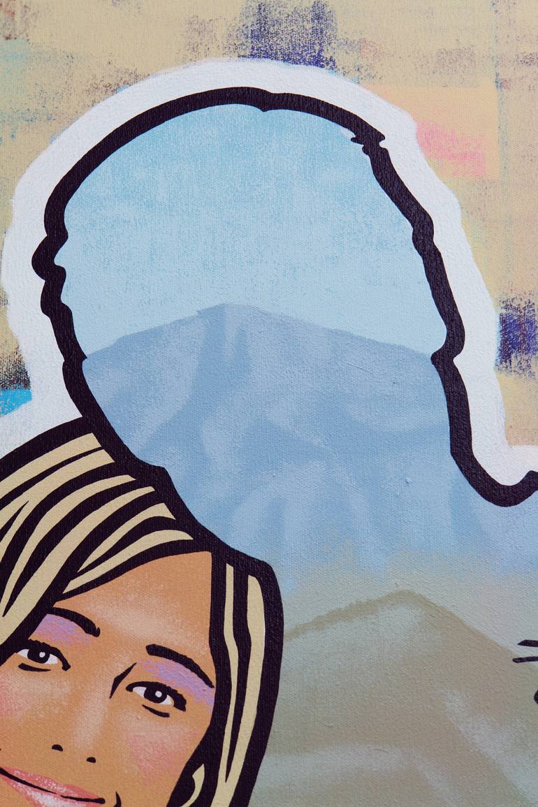 Original Conceptual People Painting by Ralf Schmidt