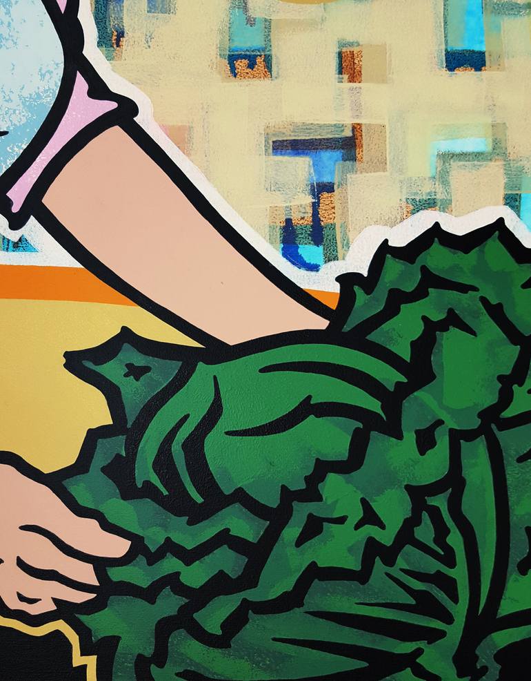 Original Conceptual People Painting by Ralf Schmidt