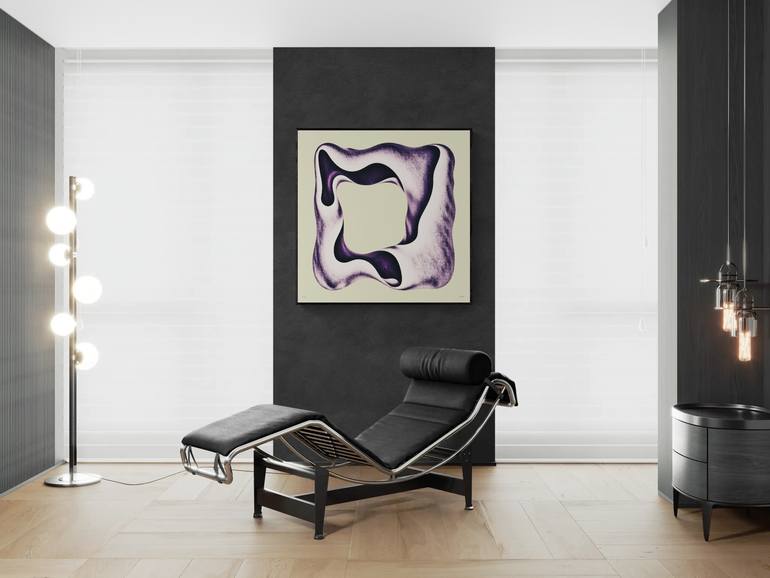 Original Geometric Abstract Digital by Arthur H