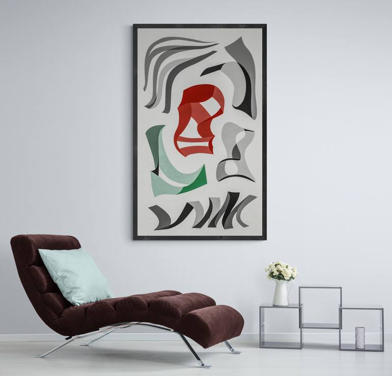 Original Abstract Expressionism Abstract Painting by Arthur H