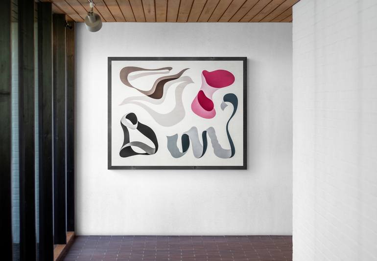 Original Abstract Expressionism Abstract Painting by Arthur H
