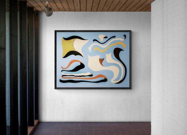 Original Abstract Expressionism Abstract Painting by Arthur H