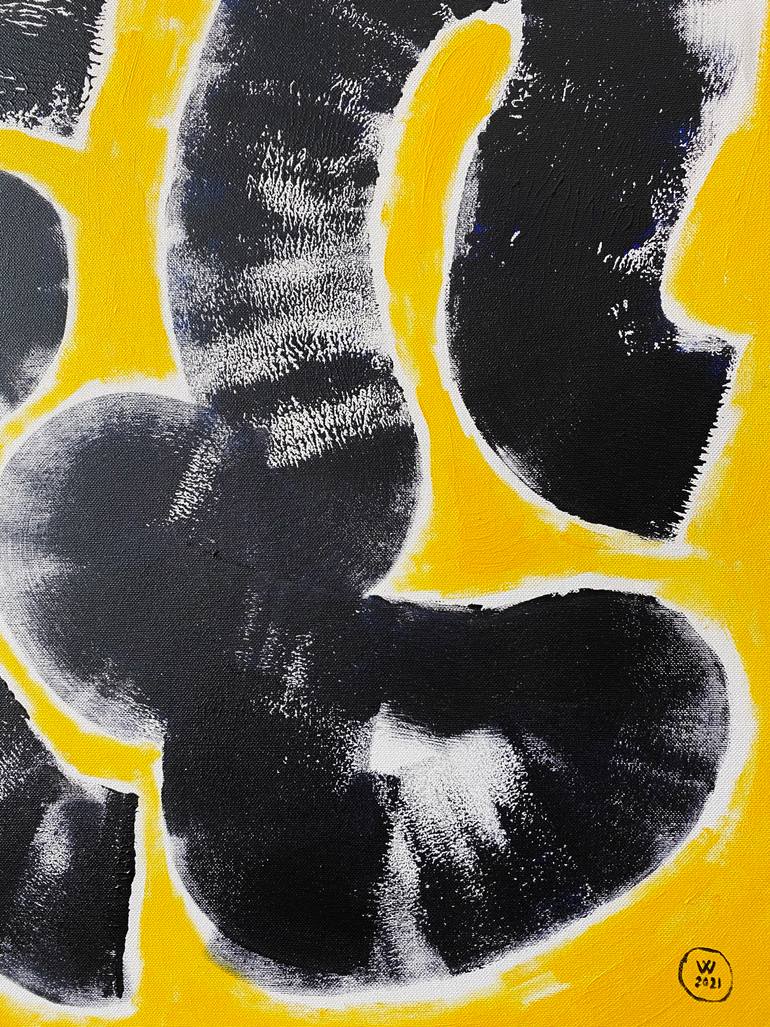 Original Abstract Expressionism Abstract Painting by Arthur H