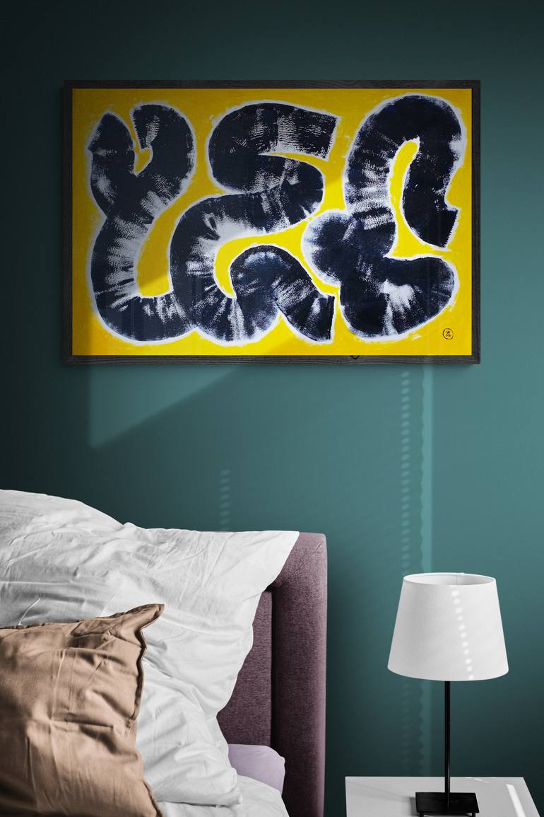 Original Abstract Expressionism Abstract Painting by Arthur H