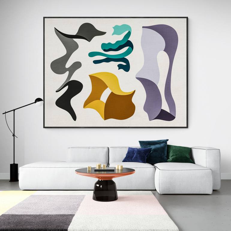 Original Abstract Painting by Arthur Wishup