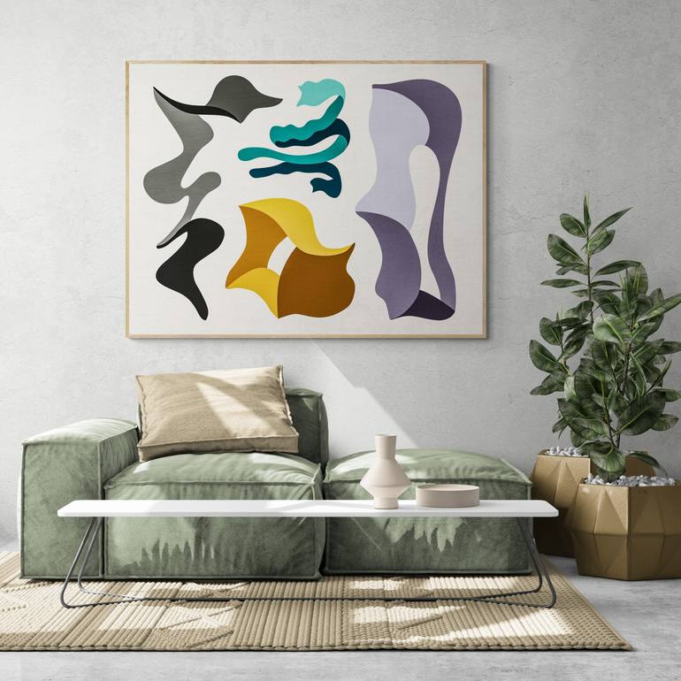 Original Abstract Painting by Arthur Wishup