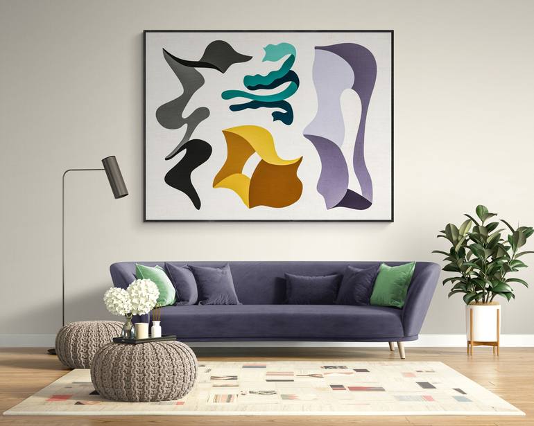 Original Abstract Painting by Arthur Wishup