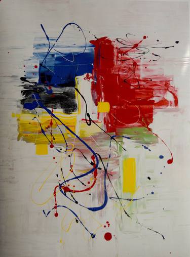 Original Abstract Expressionism Abstract Paintings by Al Acar