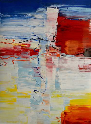 Original Abstract Expressionism Abstract Paintings by Al Acar