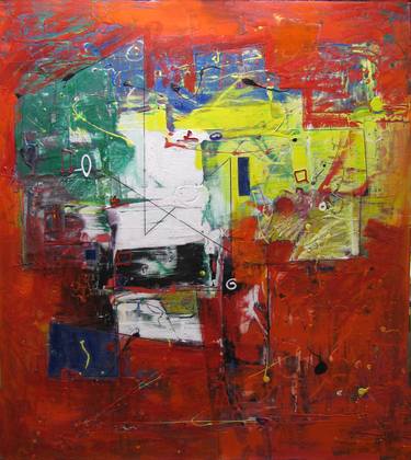 Original Fine Art Abstract Paintings by Al Acar