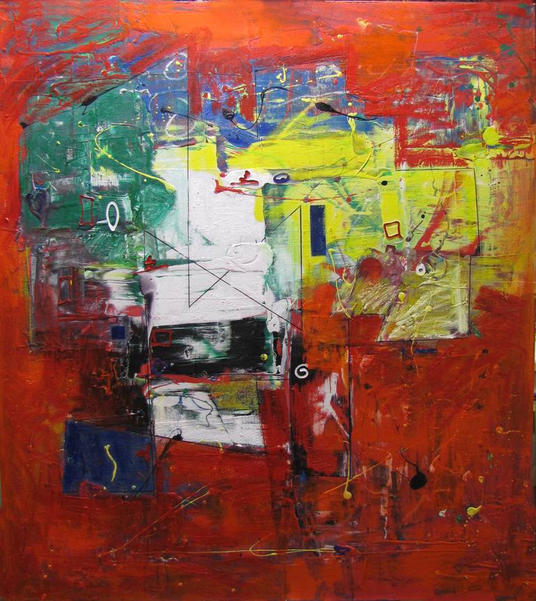 Crossing Painting by Al Acar | Saatchi Art