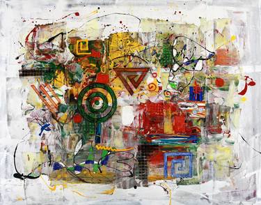 Original Fine Art Abstract Paintings by Al Acar