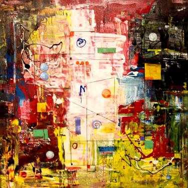 Original Fine Art Abstract Paintings by Al Acar