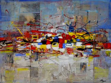 Original Fine Art Abstract Paintings by Al Acar