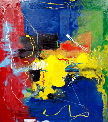 Original Fine Art Abstract Paintings by Al Acar