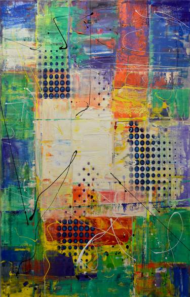 Original Abstract Paintings by Al Acar