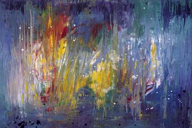 Original Abstract Expressionism Abstract Paintings by Al Acar